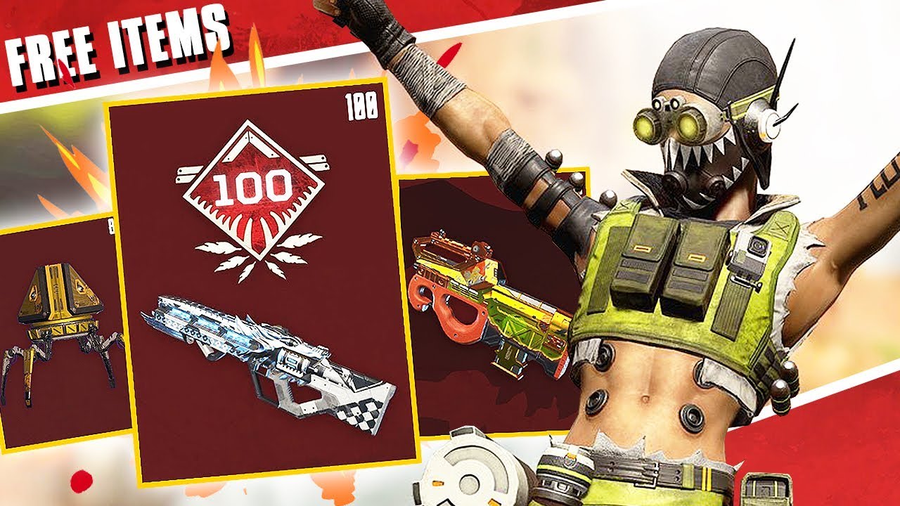 Apex Legends - BATTLE PASS SEASON 1 ALL ITEMS & FREE REWARDS!