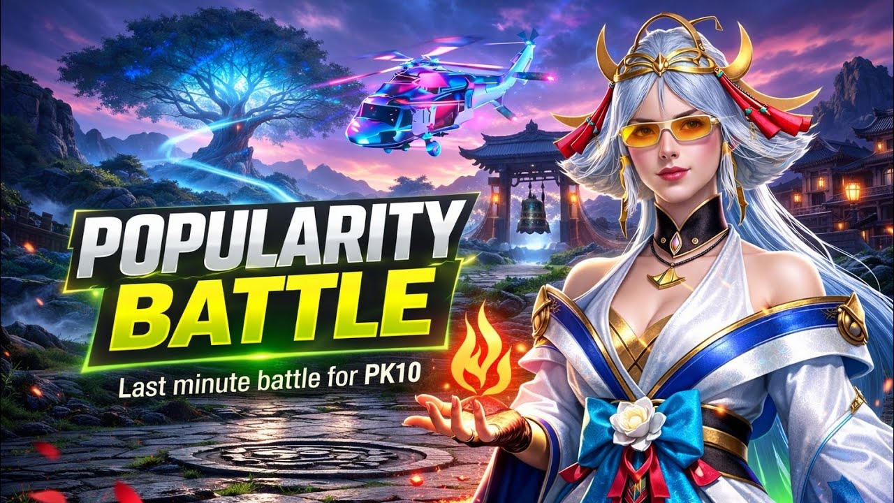 PK 10 🔥 Popularity Battle Last minute win 😱 Thank You Everyone for 10 Million Popularity ❤️ 