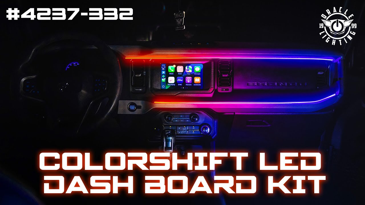 Installation: Ford Bronco Dynamic ColorSHIFT LED Interior Dash Board Kit