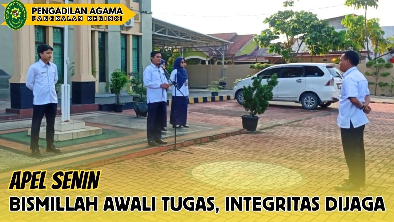 Apel Senin Bismillah Awali Tugas, Integritas Dijaga