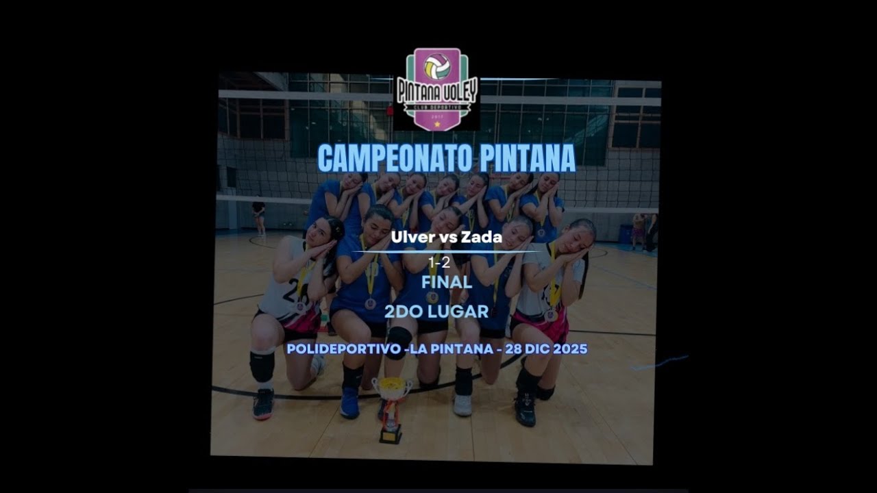 Torneo Pintana- Ulver Vs Zada-1x2- 28/12/2025 final - 2do Lugar 