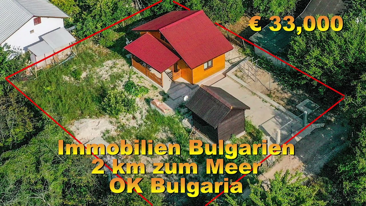 2 SZ Haus 500 qm Land 2 km zum Meer | OK Bulgaria