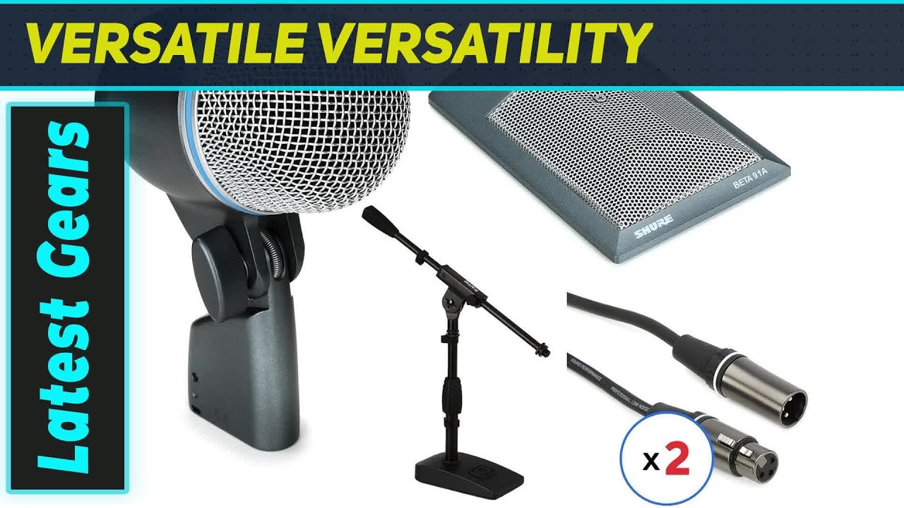 Shure Beta 91A & 52A: The Ultimate Kick Drum Mic Bundle