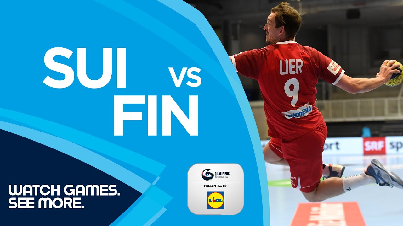 HIGHLIGHTS | Switzerland vs Finland | Round 3 | Men's EHF EURO 2022 Qualifiers