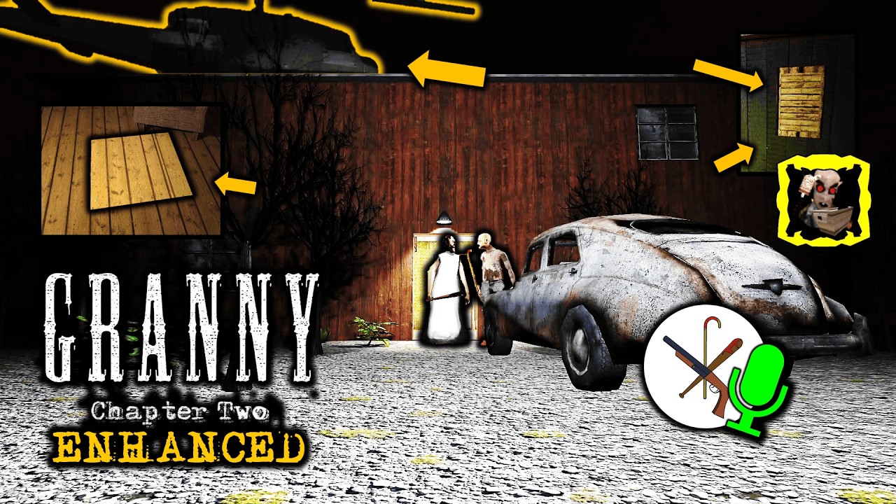 My first gameplay in Granny 2 Enhanced!!! Door escape, day 1