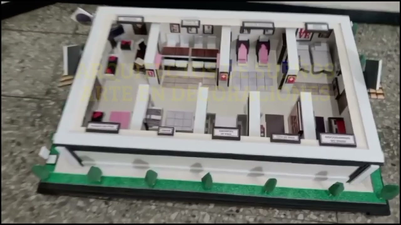 MAQUETA SALON DE BELLEZA