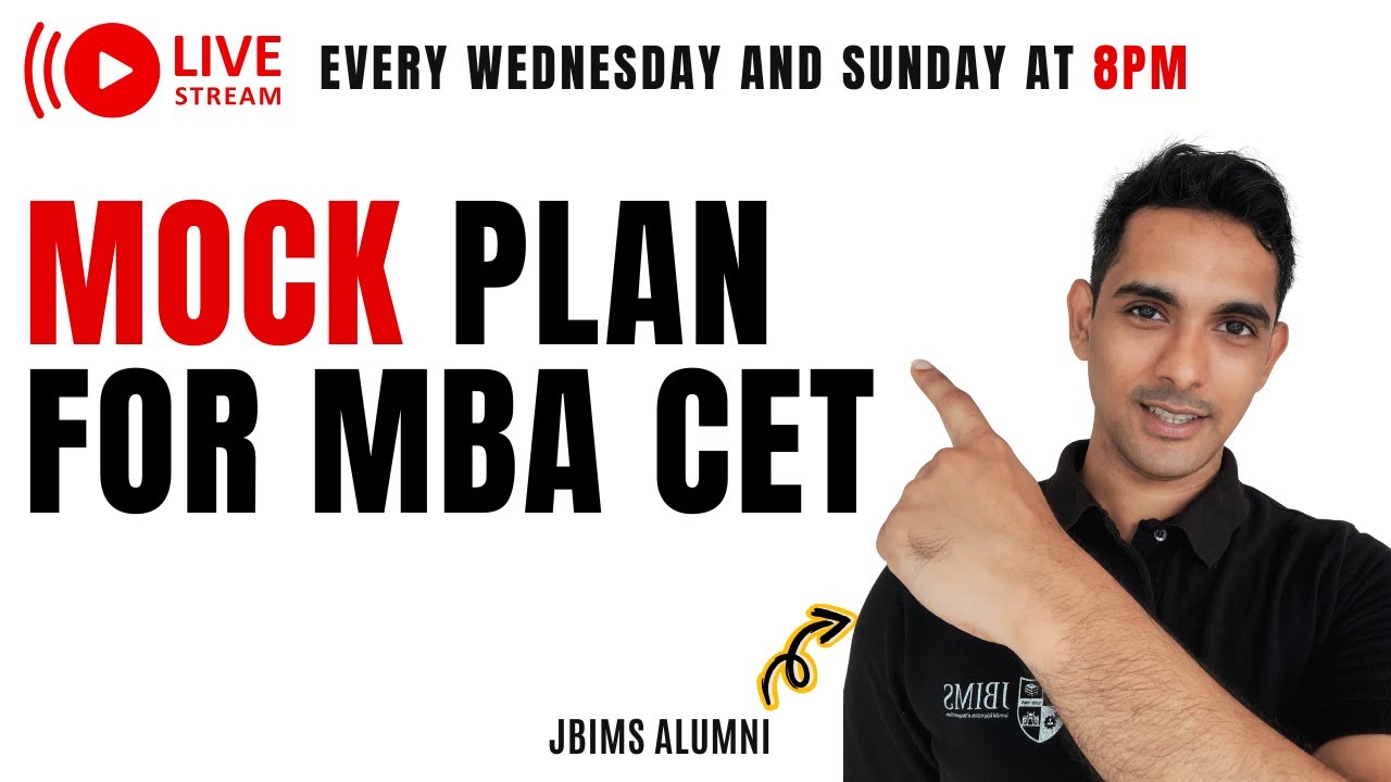 Mock Plan for MBA CET 2026 | Live QnA Shreekanth Merugu