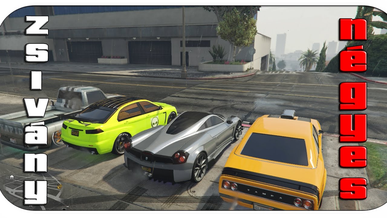 |10.000| GTA V Online #01 - A Zsivány négyes /w Friends (Virág)