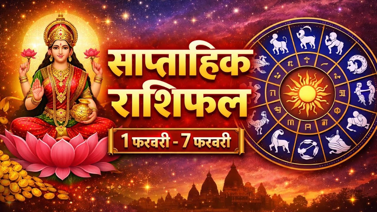 🌻 साप्ताहिक राशिफल🌻1st Feb -7th Feb