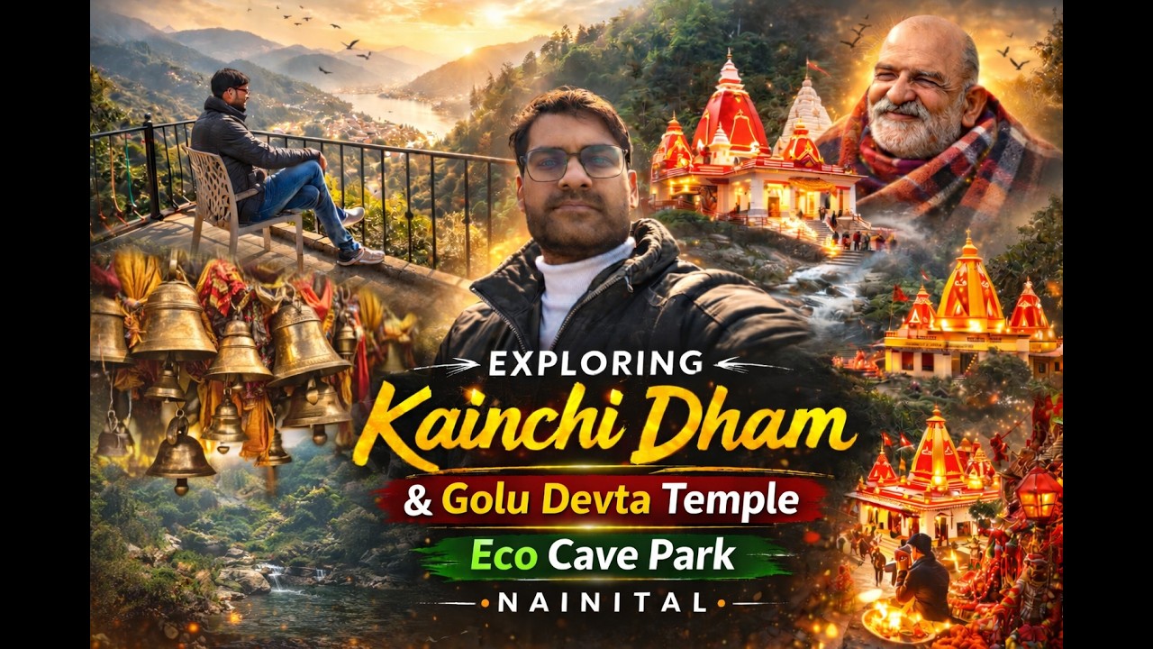 Nainital m Sunrise par Kainchi dham aur Ghante wale Devta k Darshan kare ll Bhaut Sukoon Mila ll