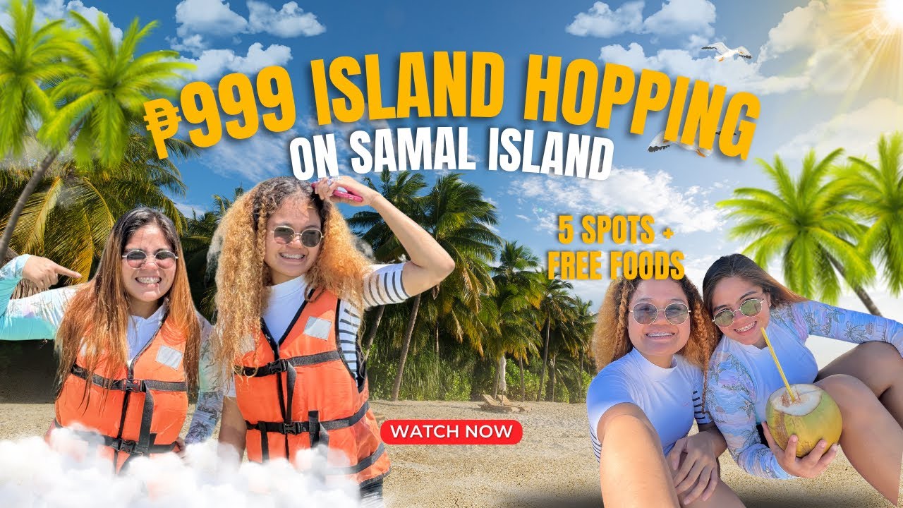 What ₱999 Gets You in Samal Island! (Island Hopping Day Tour)