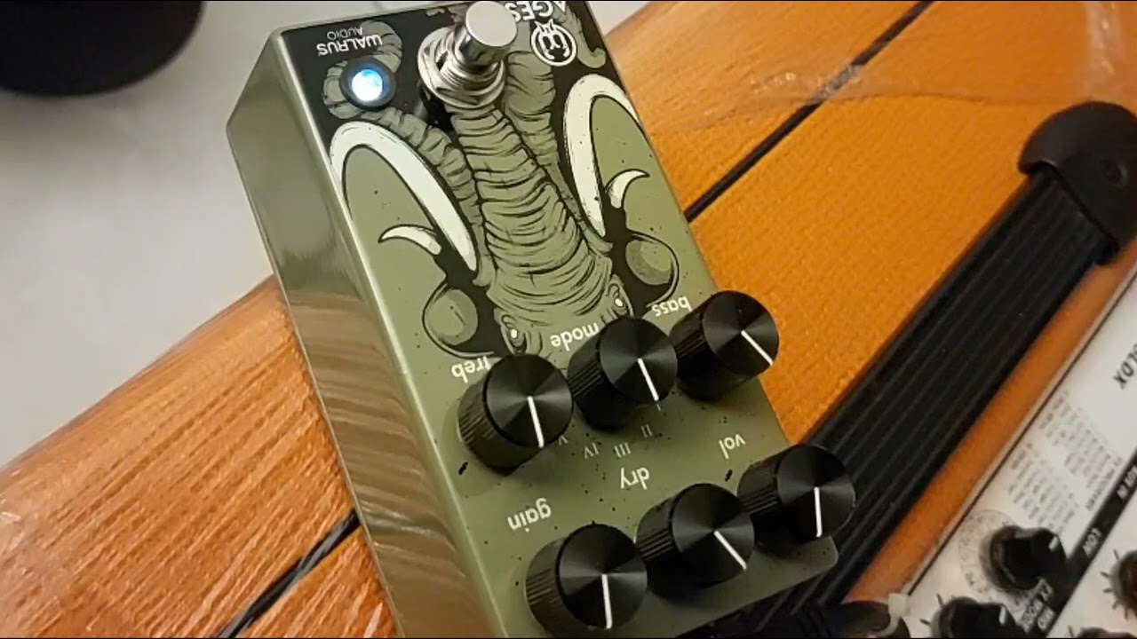 Walrus Audio Ages Five-State Overdrive Quick Test