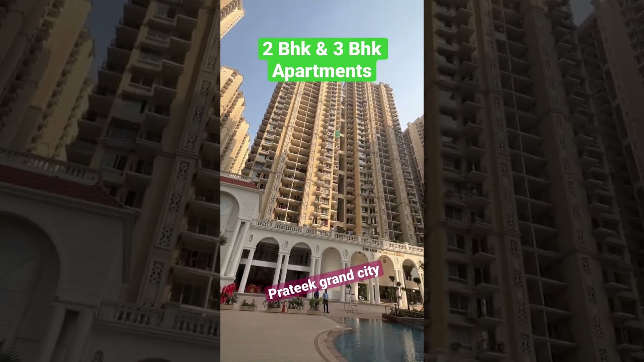Prateek grand city siddharth vihar | Prateek grand city 2 bhk & 3 bhk apartments #property #home