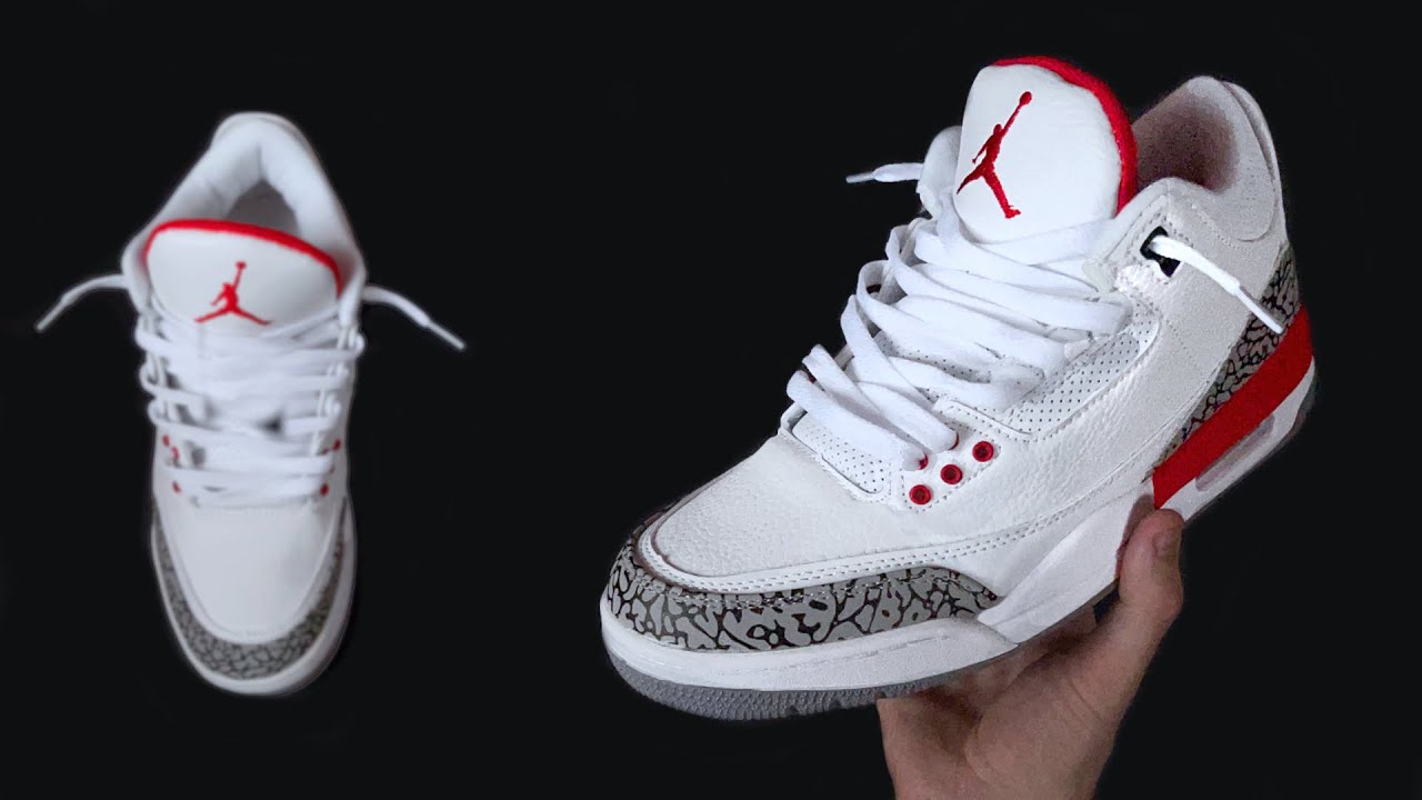 HOW TO LACE NIKE AIR JORDAN 3’s LOOSELY (THE BEST WAY)