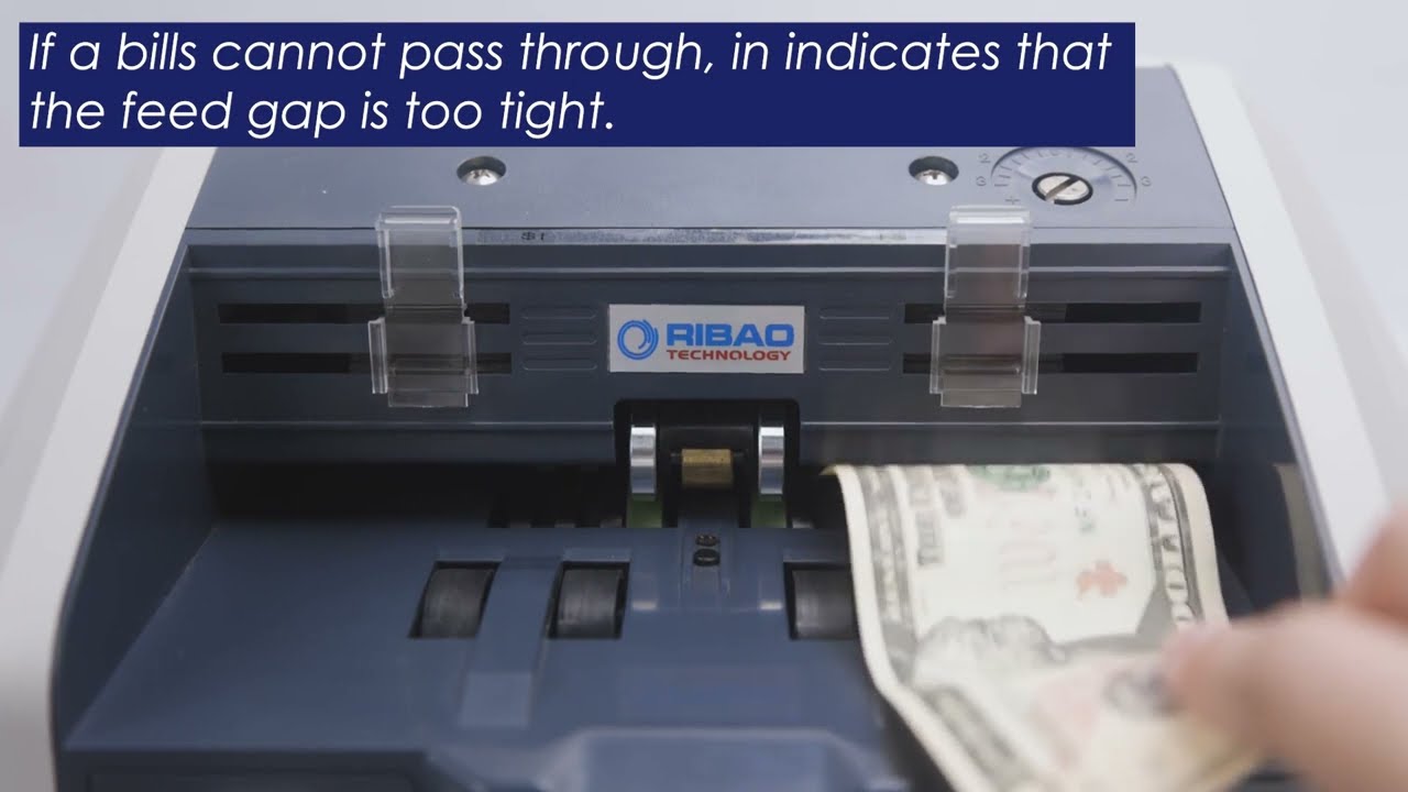 When and How to Adjust the Feed Gap on the Ribao BCS160 Currency Discriminator？
