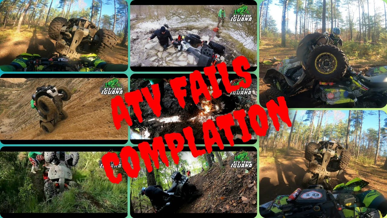 Epic ATV Fails 😱🤯 compilation by ATV Team Iguana 🤣 Can am Outlander Renegade Polaris Yamaha Grizzly
