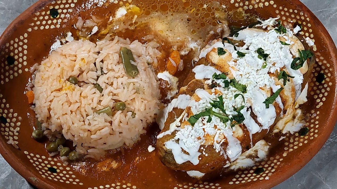 ORGULLO MEXICANO 🌶🌶CHILE RELLENO DE CARNE MOLIDA Y QUESO PANELA 😋 🇲🇽 🇲🇽 