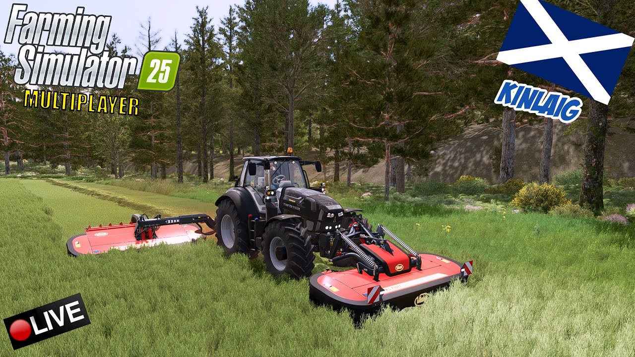 🔴 Kinlaig | VOORJAAR VOOBRIJ TIJD OM TE OOGSTEN? | WELCOME TO SCOTLAND | !fs25 #fs25 #ls25