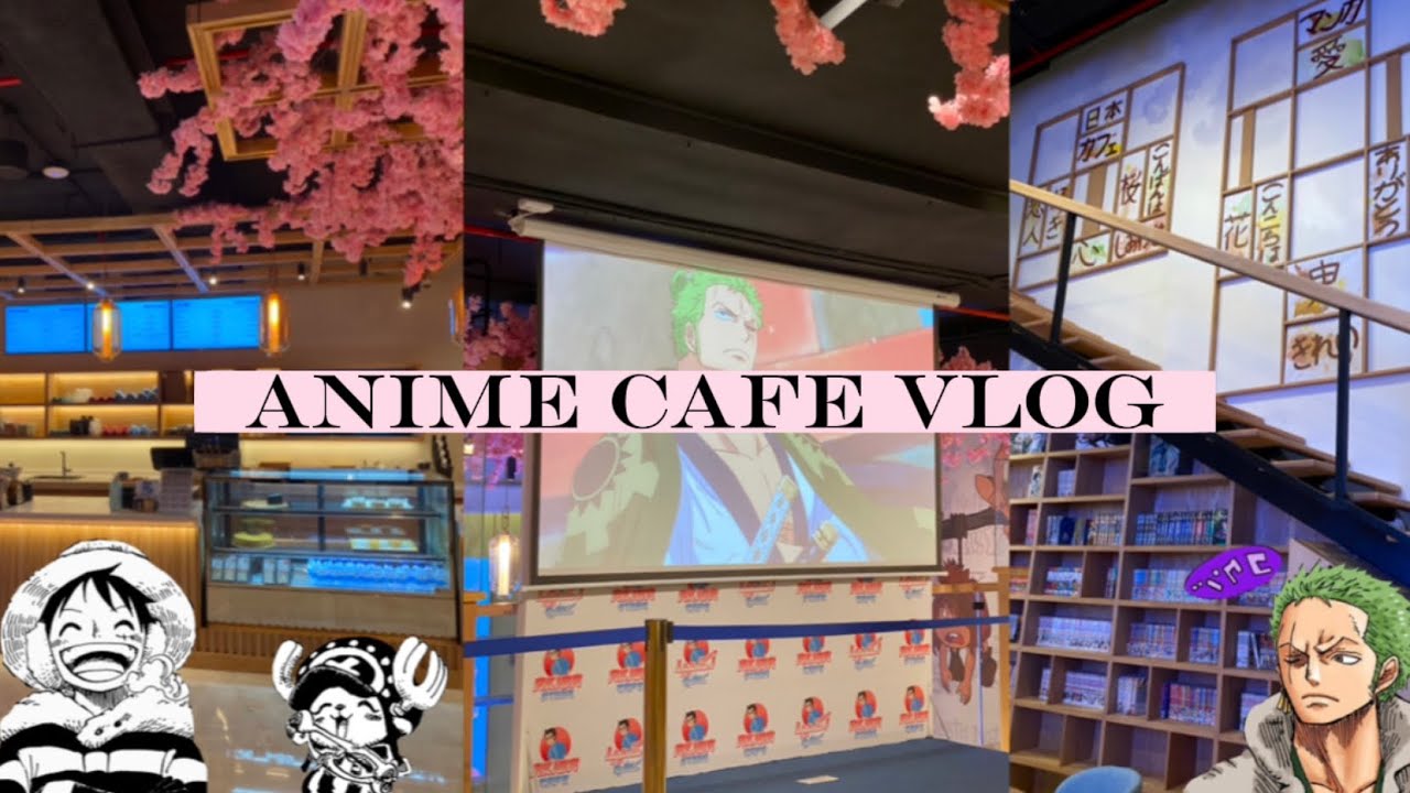 🪷 Anime Cafe Vlog | cafe tour, manga, figurine unboxing