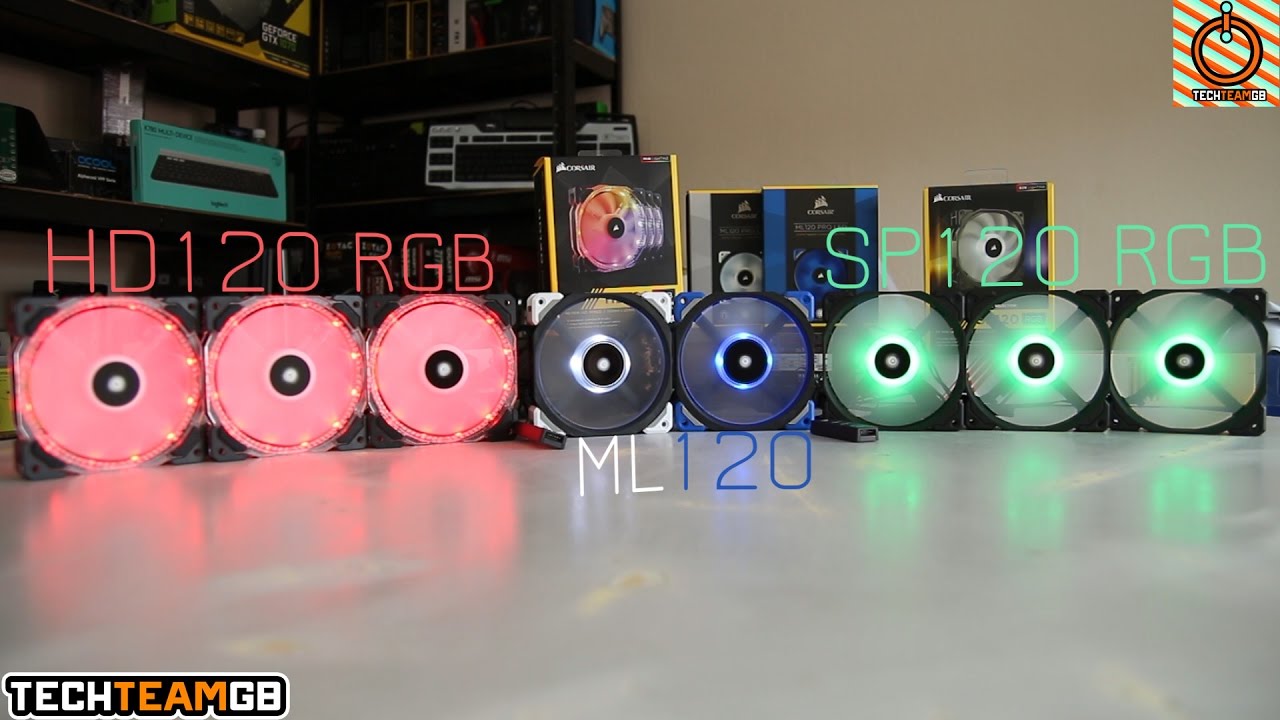 Обзор вентилятора Corsair ML120 PRO|HD120 RGB|SP120 RGB