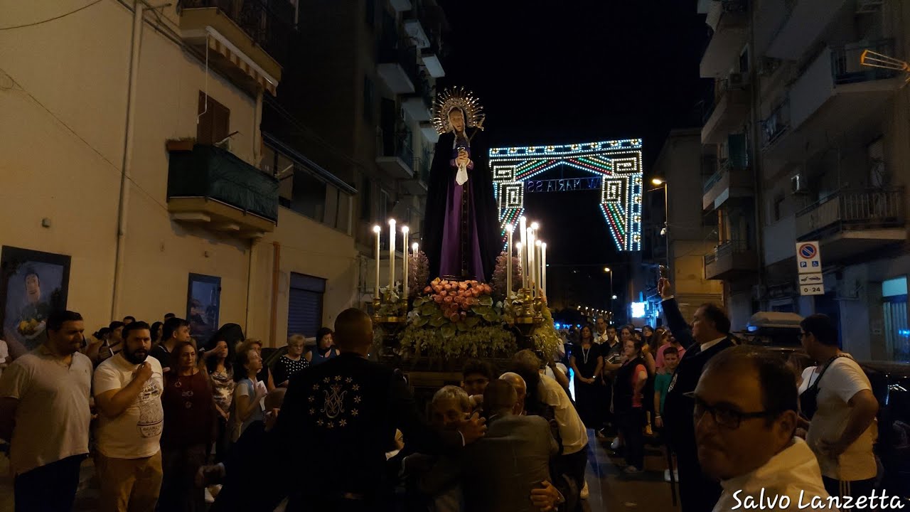 (PALERMO) - PROCESSIONE MARIA SS. ADDOLORATA AL MOLO DELLA CONSOLAZIONE 2° PARTE (4K) 18/09/2022