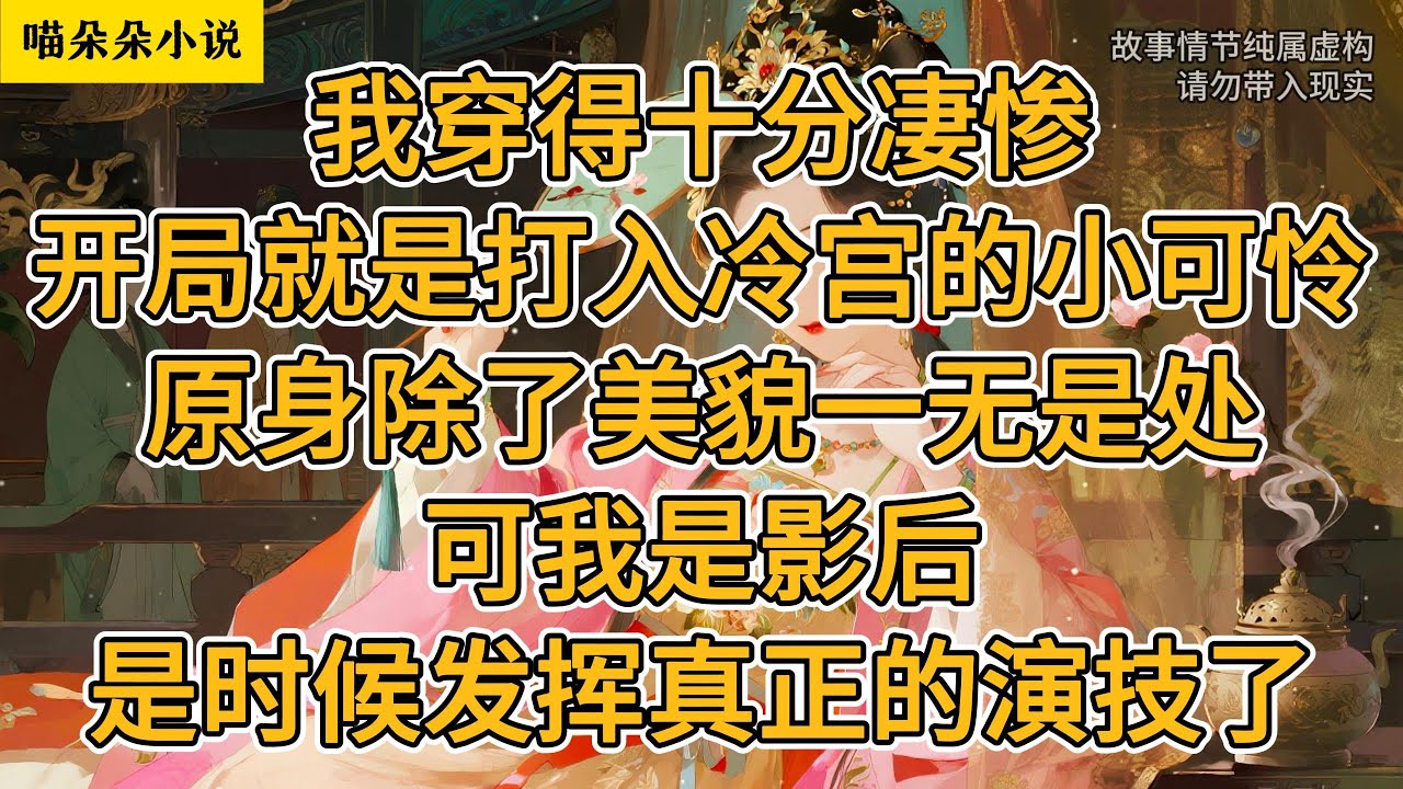 我穿得十分凄惨。开局就是打入冷宫的小可怜。原身除了美貌一无是处。可我是影后，是时候发挥真正的演技了。#一口氣看完 #小说 #小説 #故事