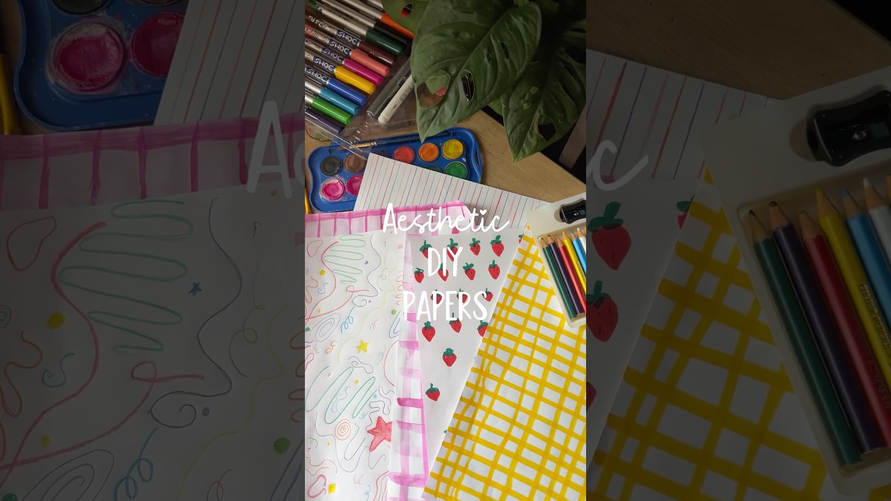 Aesthetic diy papers 📝 