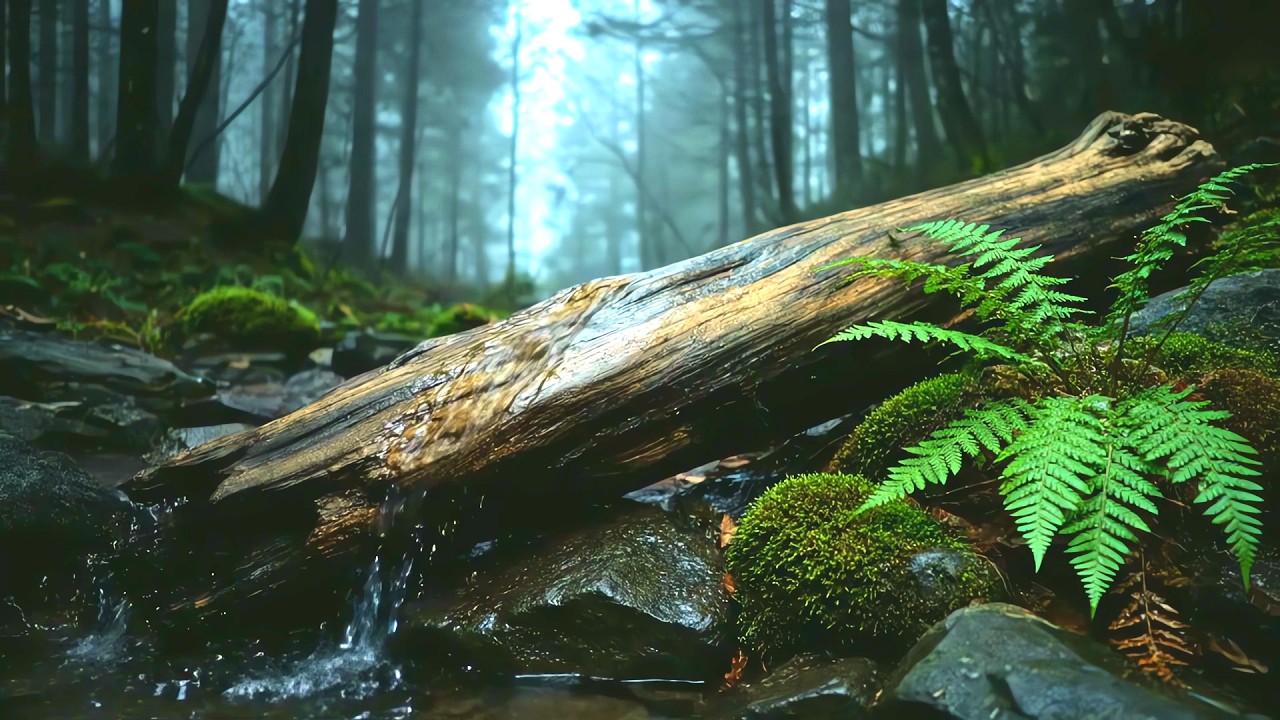 Healing Piano & Water Sounds 🌿 Relax Deeply, Calm Stress and Sleep Better