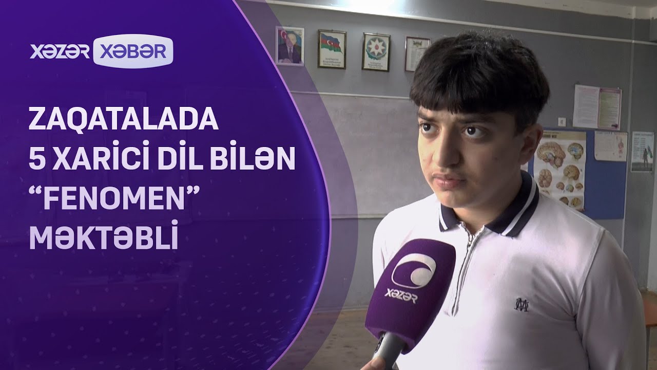 Zaqatalada 5 xarici dil bilən “FENOMEN” MƏKTƏBLİ