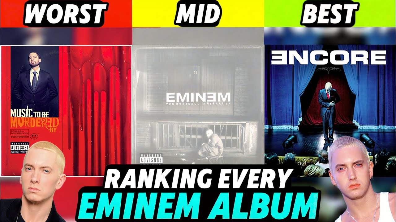 Ranking EVERY Eminem Album WORST TO BEST 💿🔥