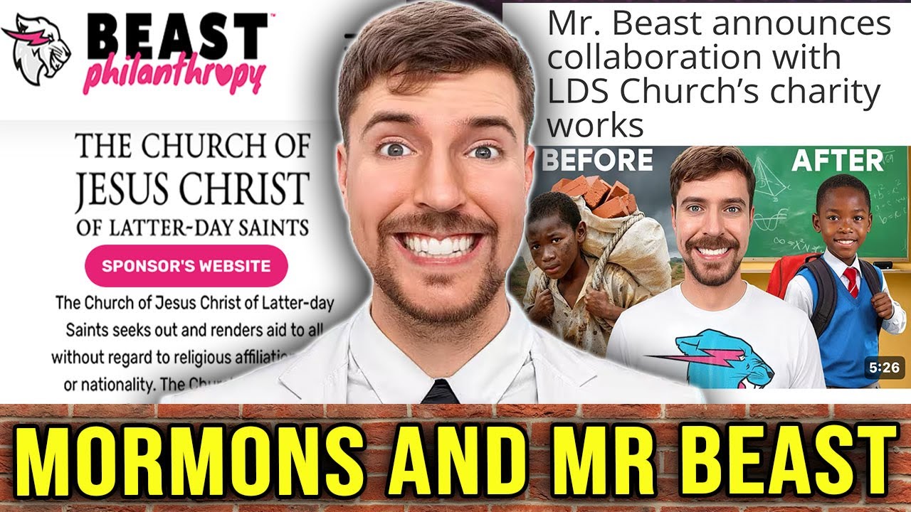 Mr Beast is now Working with the Mormon Church