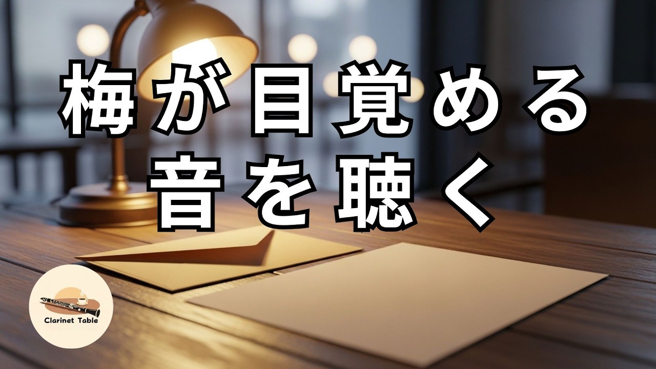 【カフェ音楽】 Plum Blossom Prelude ～梅が目覚める音を聴く～ 作業用BGM｜Chill & Relax｜Playlist｜#クラリネット,#やさしい音,