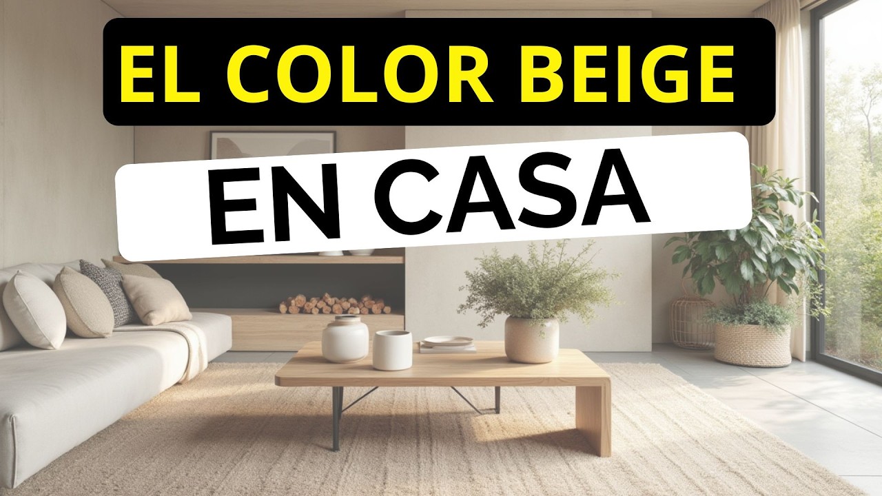 👉Este COLOR hace tu CASA de REVISTA! 🔥 Logra Interiores Elegantes y Acogedores con el color BEIGE🌈