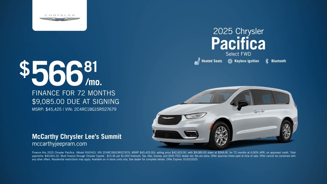 Chrysler Pacifica 12/18/2024 4691820