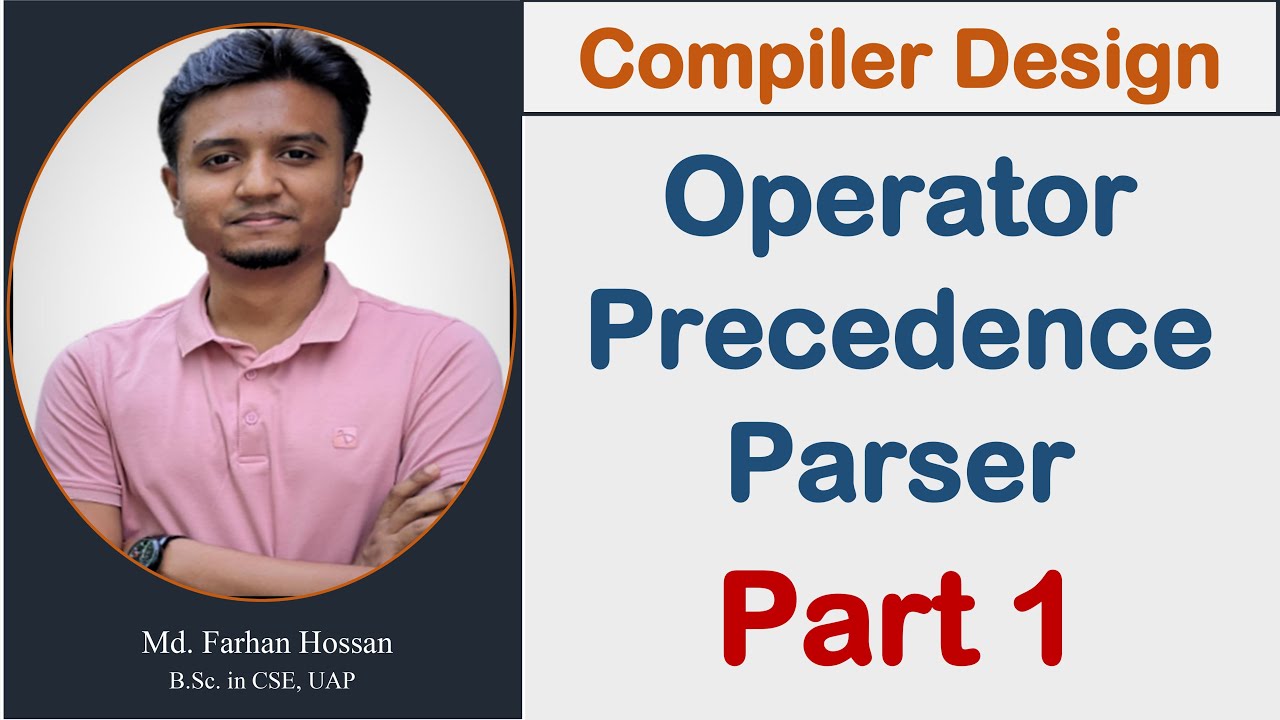 Lec: 23 | Operator Precedence Parser | Part 1 | Compiler Design | Bangla Tutorial