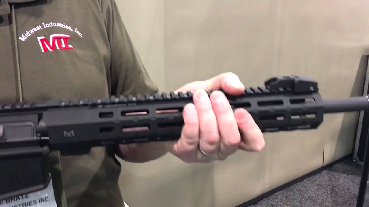 Midwest Industries SP-Series M-LOK Tactical Handguard/Rail System for Recessed/Suppressed AR