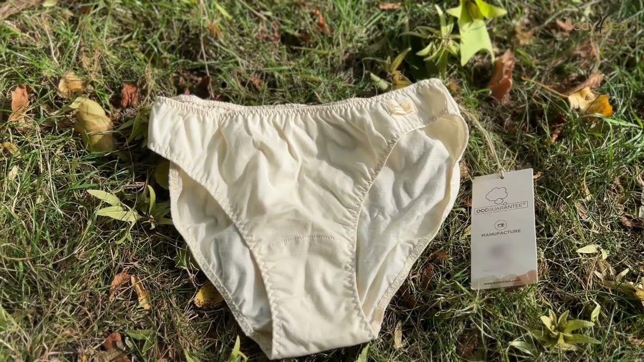 Body4Real 100% Pure Organic Cotton Underwear Bikini Panties Soft Chemical Free