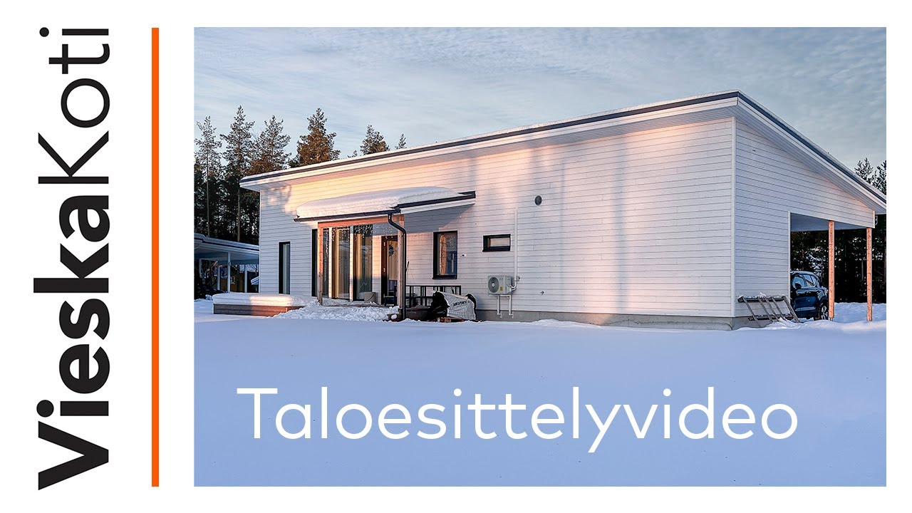 Taloesittely - Listaton muuttovalmis talo, Ylivieska - VIESKAKOTI - Omakotitalon huoneistoala 127 m²