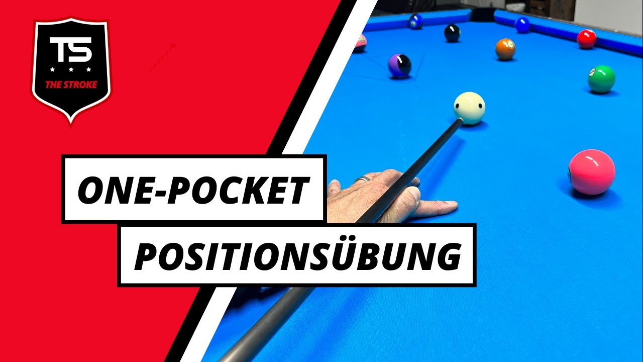 Billardtraining I One-Pocket Positionsübung