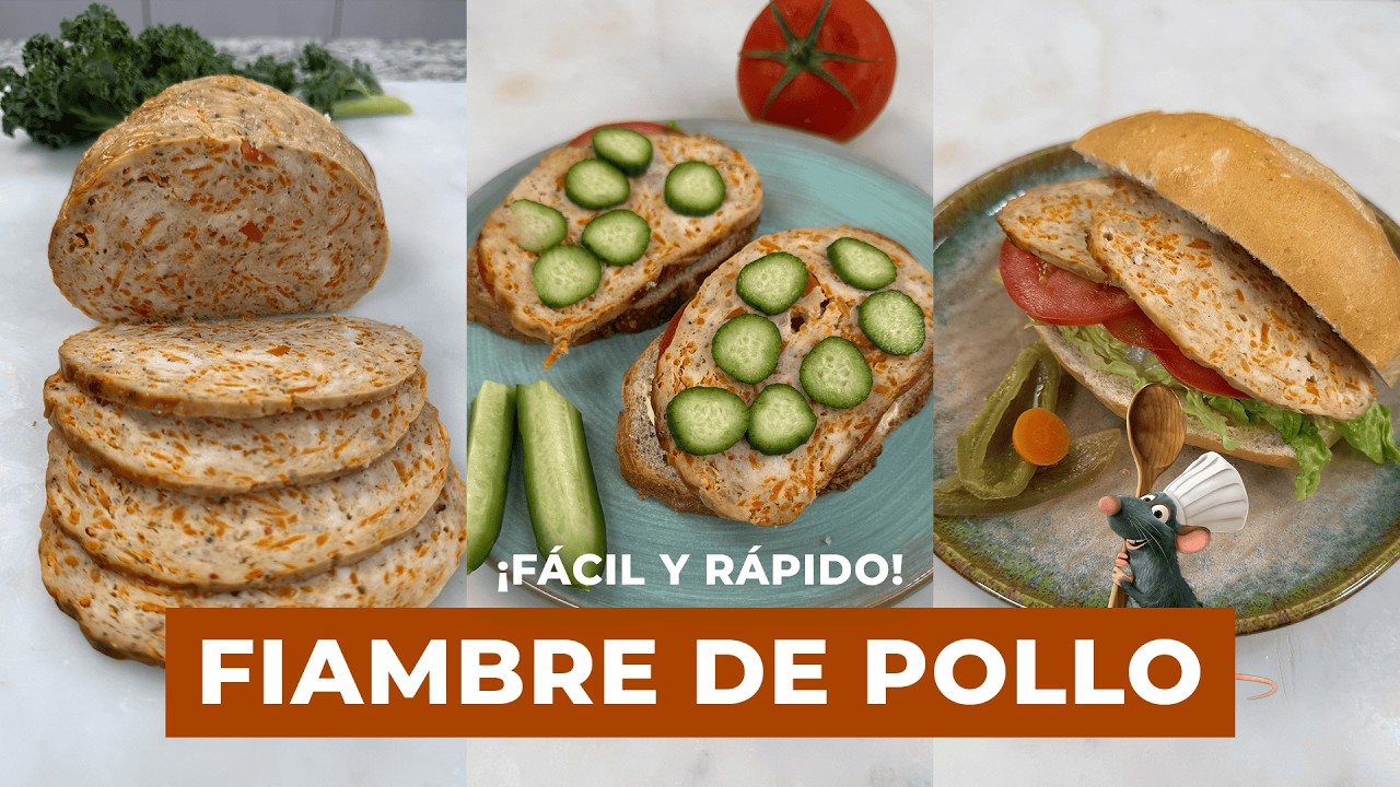 Ya no compro “jamón” ni embutidos. FIAMBRE DE POLLO CASERO sin conservadores, sin grasa. Versátil