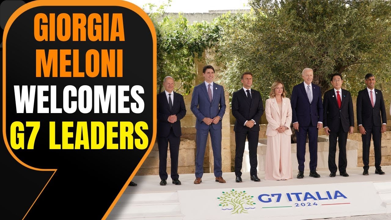 Live: G7 Summit 2024 Italy | Italian PM Giorgia Meloni, welcomes G7 leaders | News9