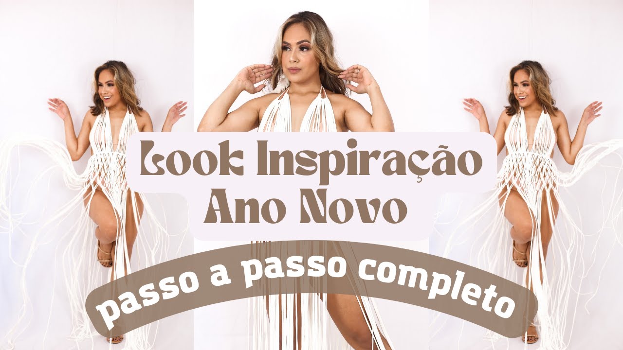 Look Ano Novo 2023 /MACRAME PASSO A PASSO / DIY Tutorial Macrame Beach Summer Dress #macrametutorial