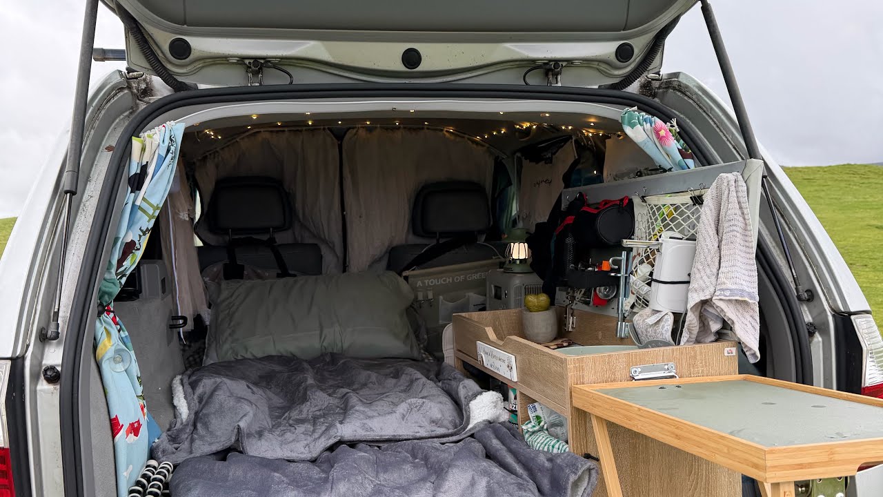 Female solo #carcamping - Q&As and setup