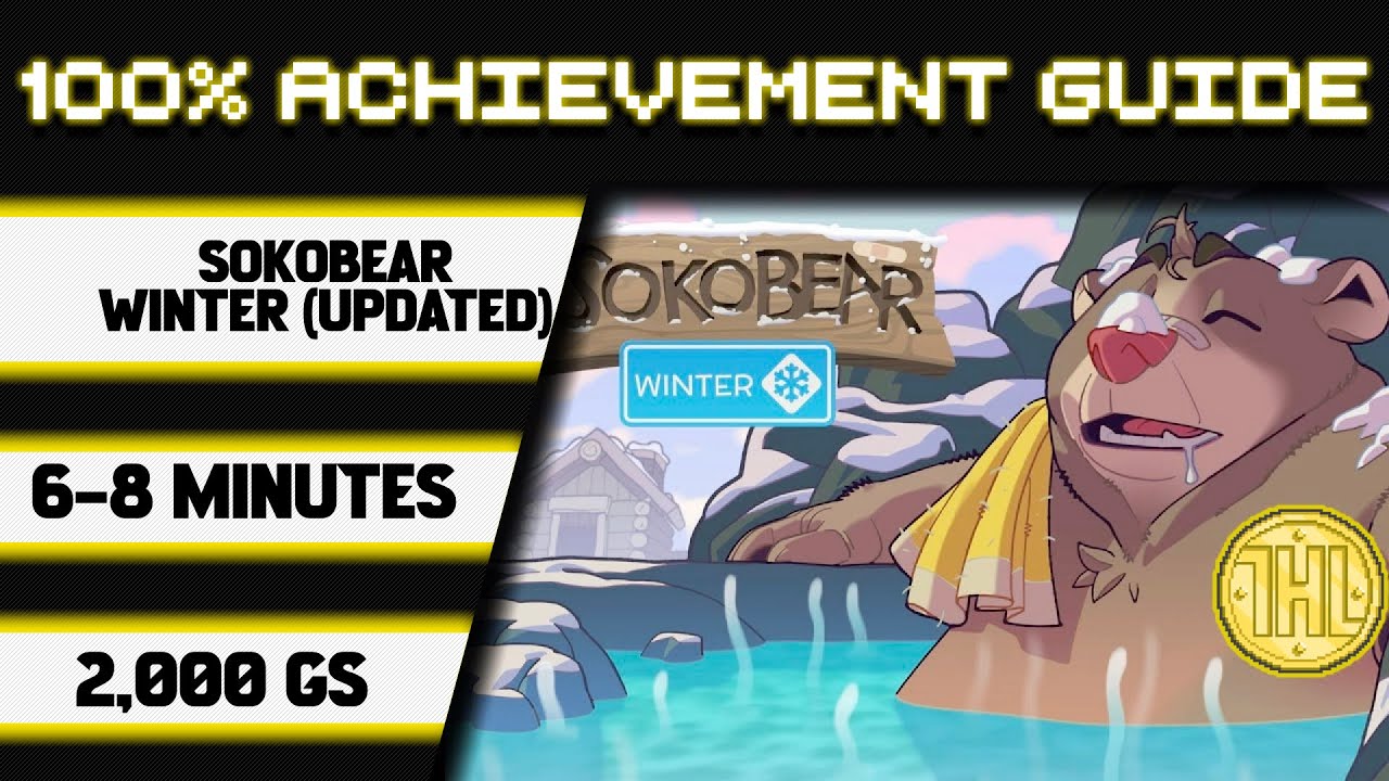 Sokobear Winter (обновлено) Прохождение на 100% достижение * 2000GS за 6-8 минут *