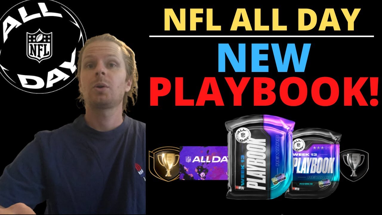 NEW and IMPROVED NFL All Day PLAYBOOK! Back for Week 13!