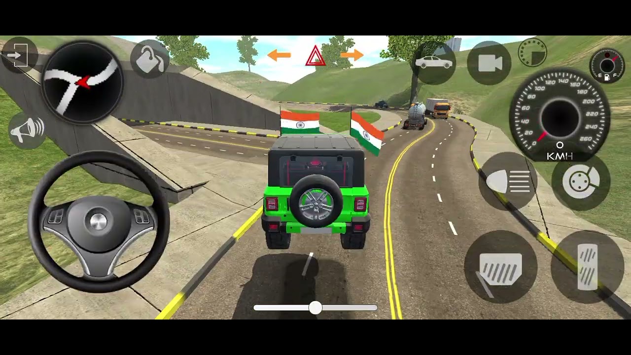 Mahindra thar👿gsmes:indian thar (games) car android game-android gameplay
