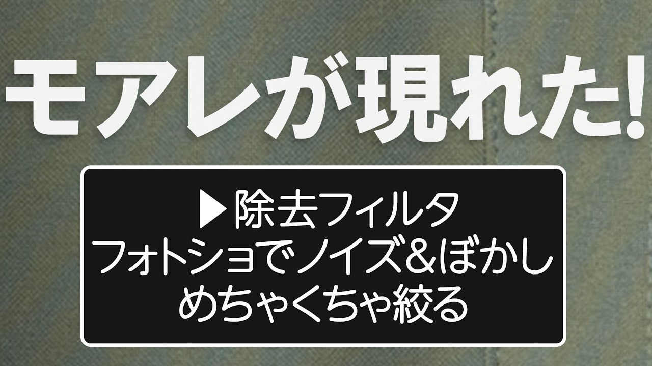 「アパレル撮影モアレ対策」服に現れた縞模様の改善方法は複数ある！｜写真撮る人鈴木遥介