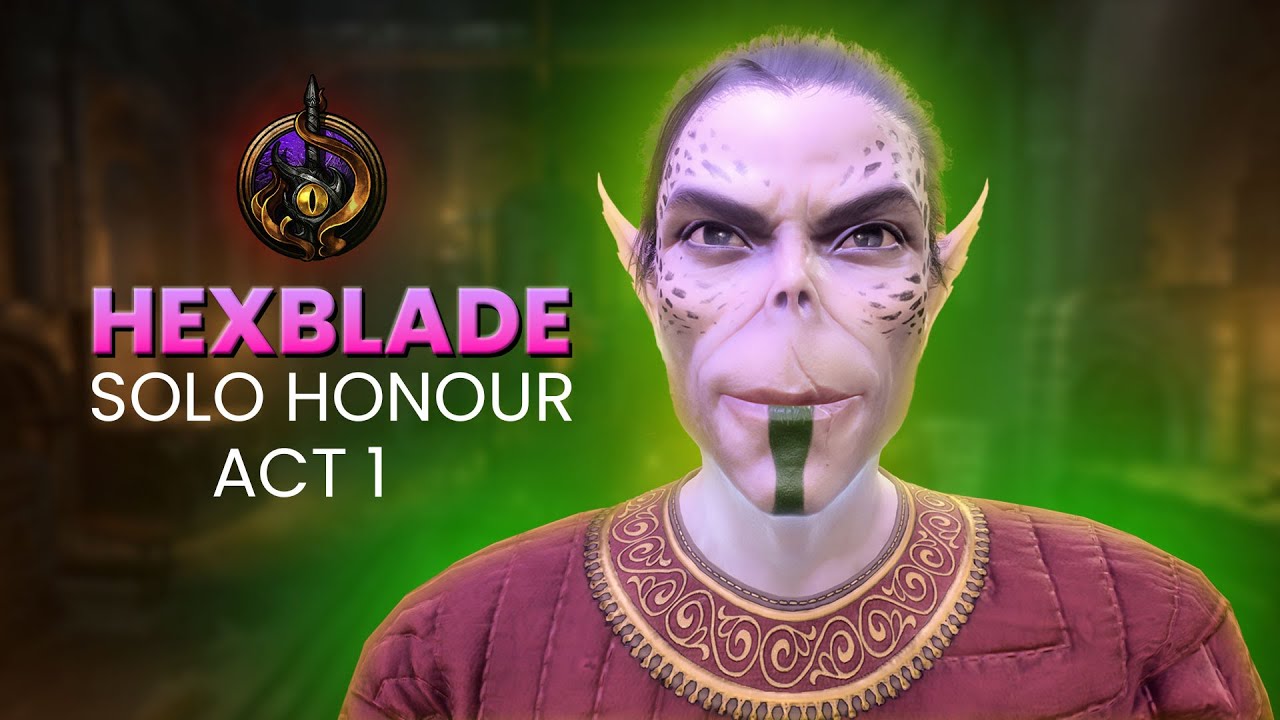 BG3 Pure Hexblade Warlock Solo Honour Build ACT 1 Lifedrinker OP Warlock Guide Baldurs Gate 3