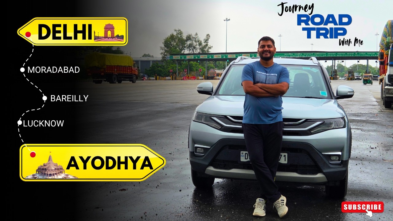 650 KM Solo Drive to Ayodhya 🚗 | Delhi to Ayodhya Road Trip | Day 1 #MusafirMohit