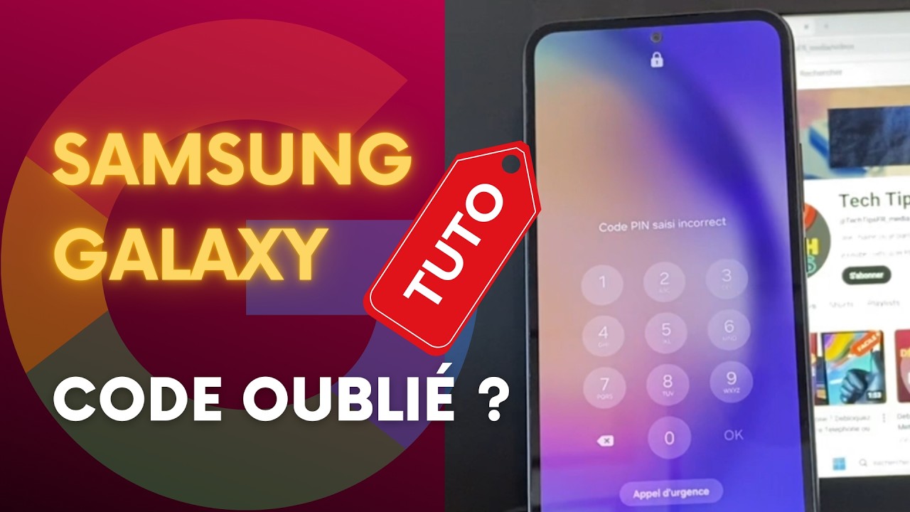 Comment déverrouiller un Samsung sans code (PIN, mot de passe ou schéma oublié)